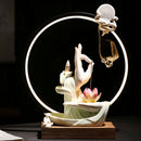 Moonlit Incense Burner Table Lamp