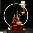 Moonlit Incense Burner Table Lamp