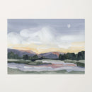 "Moonlit Pond" Art Print