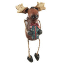 Moose with Gift Box Ornament | Bert Anderson Collection