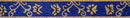 Mosaic Border - Blue & Neutral Design