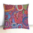 Mosaic eye cotton pumpkin pillowcase living room decor