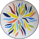 Rainbow Mosaic Design - Medallion Art