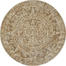 Aztec Sun Mosaic Stone Art Design