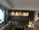Vibrant Wavy Shades: Marble Mosaic Patterns Wall or Floor Art