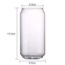 Motivational engraved can shape beer glass cup dining room drinkware