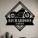Motorcycle Garage Sign