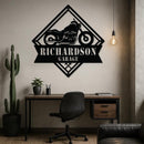 Motorcycle Garage Sign