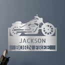Custom Metal Wall Art - Personalized Biker Sign