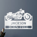 Custom Metal Wall Art - Personalized Biker Sign