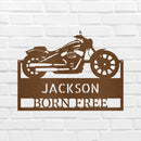 Custom Metal Wall Art - Personalized Biker Sign
