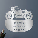 Custom Metal Wall Art - Personalized Biker Sign