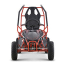MotoTec Maverick 36V/36AH Red Electric Battery Powered Go Kart, 1000W (SAK85741)
