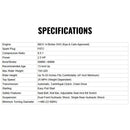 MotoTec Mud 98CC Full Suspension Gas Powered Go Kart (SAK28149)