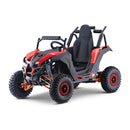 MotoTec Raider 1200W 48V/12AH Kids Electric Full Suspension UTV, Red (SAK35260)