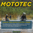 MotoTec Venom High-Performance 72V/12000W Electric Dirt Bike, White (SAK70326)