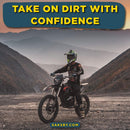 MotoTec Venom High-Performance 72V/12000W Electric Dirt Bike, White (SAK70326)