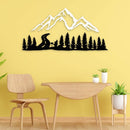 Mountain and Forest Metal Wall Decor