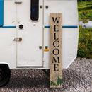 Mountain Porch Leaner Welcome Sign