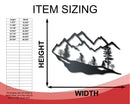 Custom Metal Mountain Biking Wall Art - Metal Sports Sign - 14 Color Options