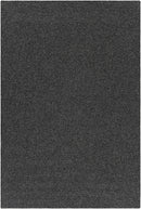 Black Braided Faux Jute Rug