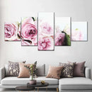 Layers Of Pink Peonies Wall Art