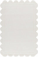 Uhuro White Geometric Area Rug