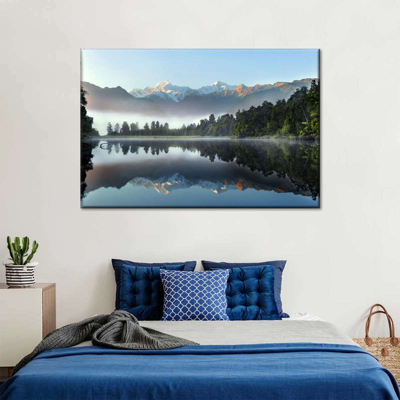 Lake Matheson Reflection Wall Art