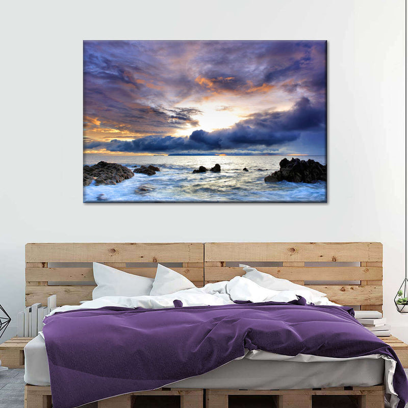 Storm At Cannon Beach Wall Art