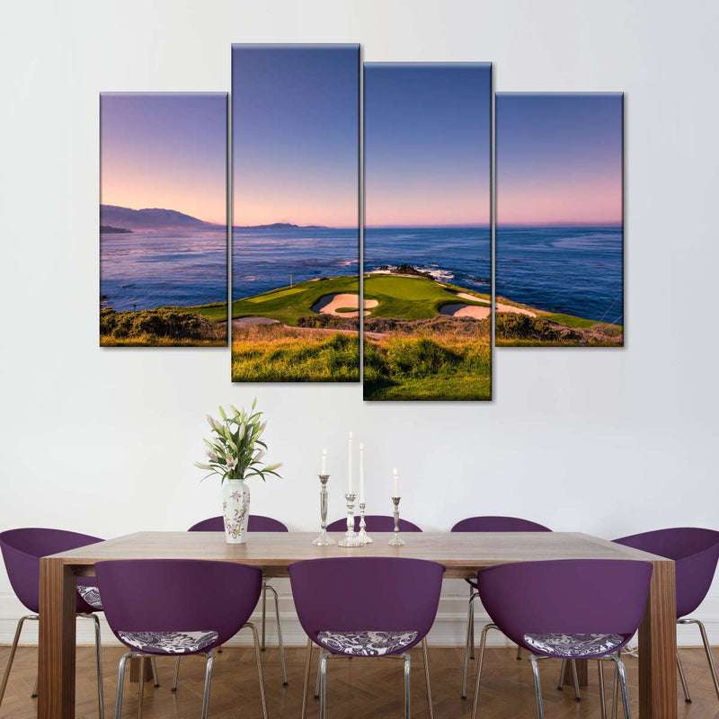 Pebble Beach Blue Sky Wall Art