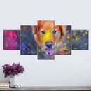 Colorful Labrador Wall Art