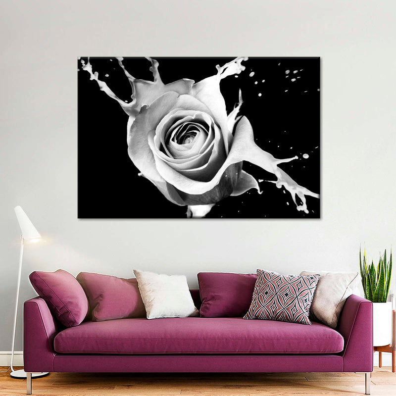 Rose Splash Wall Art