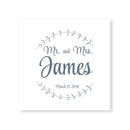 Mr and Mrs Anniversary Canvas