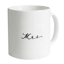 Mr and Mrs Black and White Mug