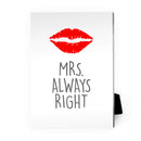 Mr and Mrs Right Desktop Canvas