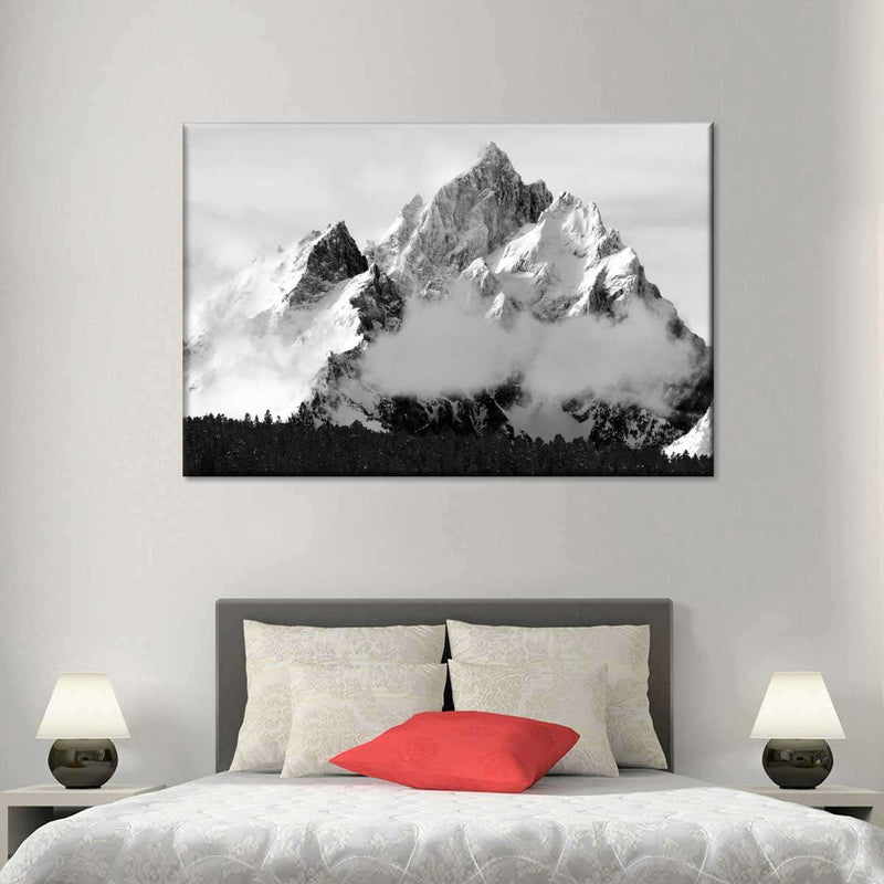 Snowcapped Grand Tetons Wall Art