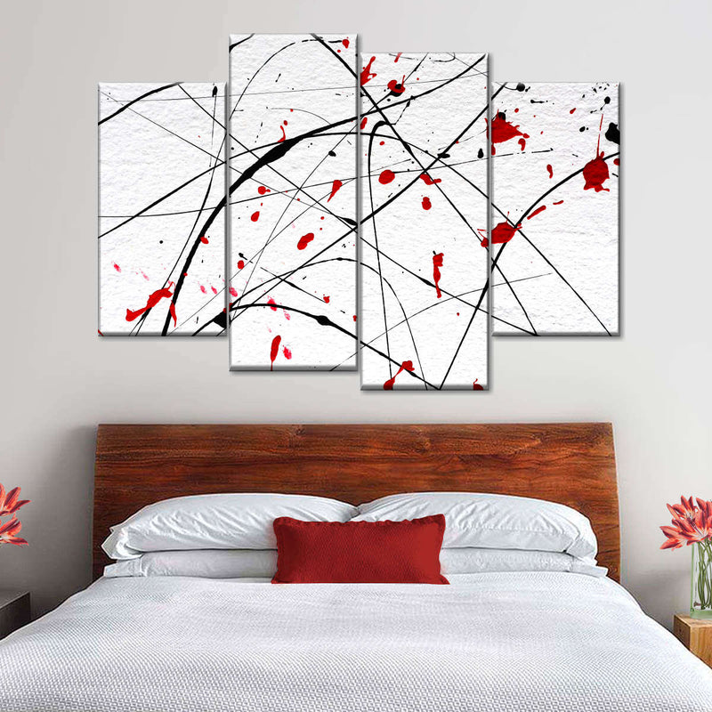 Modern Abstract Splash Wall Art