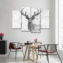Geometric Stag Wall Art