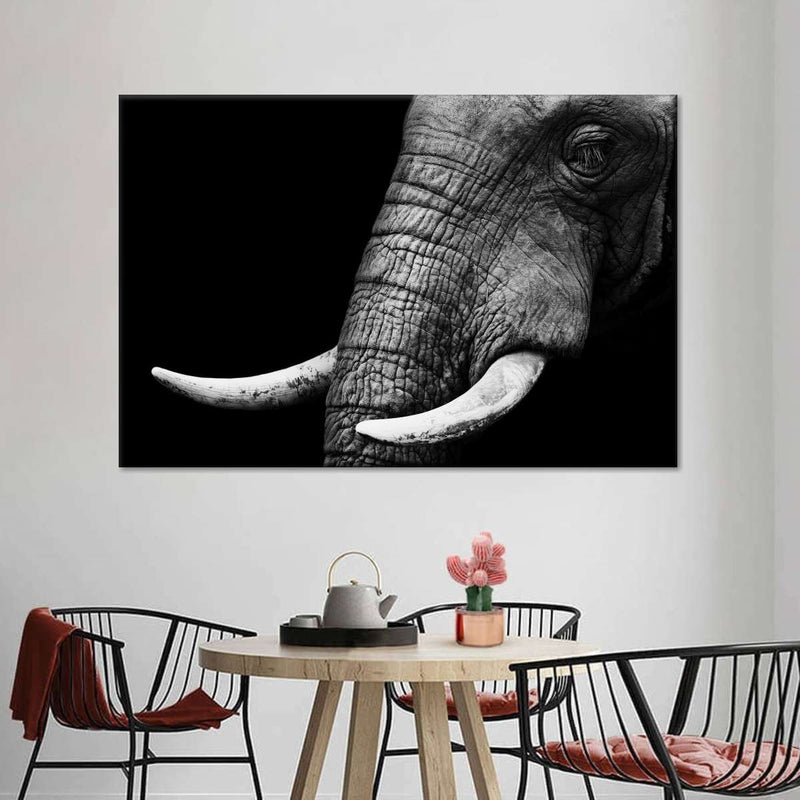 Elephant Close Up Wall Art