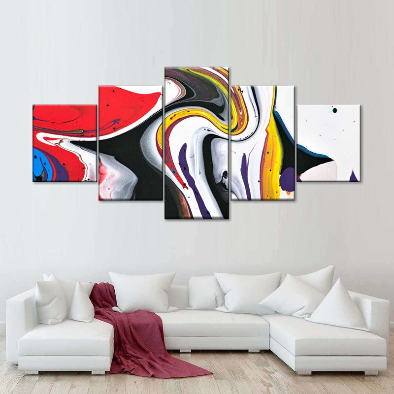 Abstract Swirls Wall Art