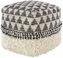Marchegg Charcoal Pouf