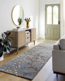Elsu Brown Beige Wool Rug