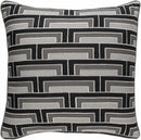 Bent Black Pillow Cover