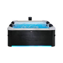 MSpa Oslo Frame 6-Person 120 Jets Square Spa W/ LED Lights & Integrated App Control [F-OS063W] (SAK93516)