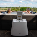 MSpa Oslo Frame 6-Person 120 Jets Square Spa W/ LED Lights & Integrated App Control [F-OS063W] (SAK93516)