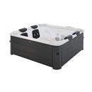 MSpa Oslo Frame 6-Person 120 Jets Square Spa W/ LED Lights & Integrated App Control [F-OS063W] (SAK93516)