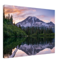 Mount Rainier Print Metal Wall Art – Pacific Northwest Mountain Scenic Decor