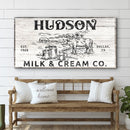 Personalized Milk & Cream Co Sign II