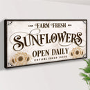 Personalized Fresh Sunflowers Sign II