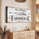 Personalized Farmhouse Sign